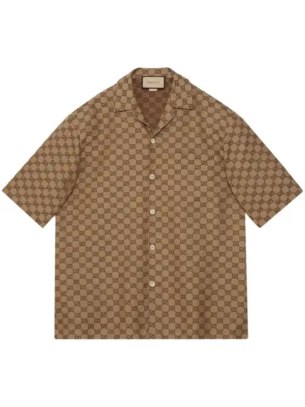 Gg Canvas Shirt - Gucci