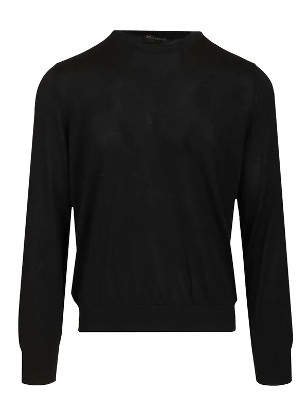 Silk Sweater Knitwear Black - Tom Ford