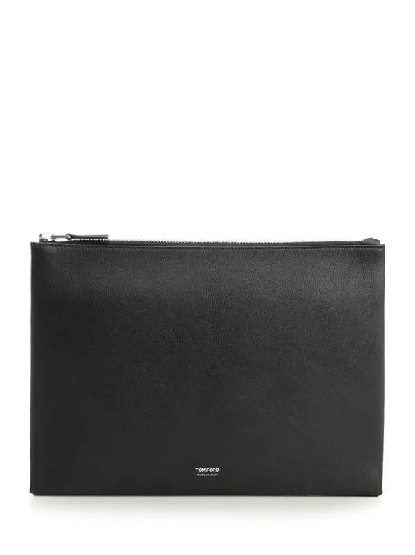 Large Slim Pouch Small Leather Goods Black - Tom Ford