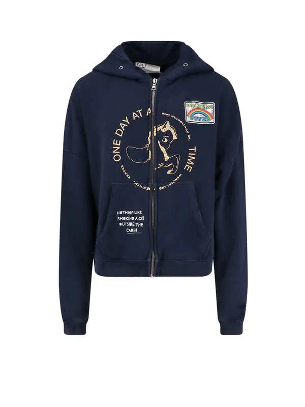 Distressed Cotton Sweatshirt - Paly