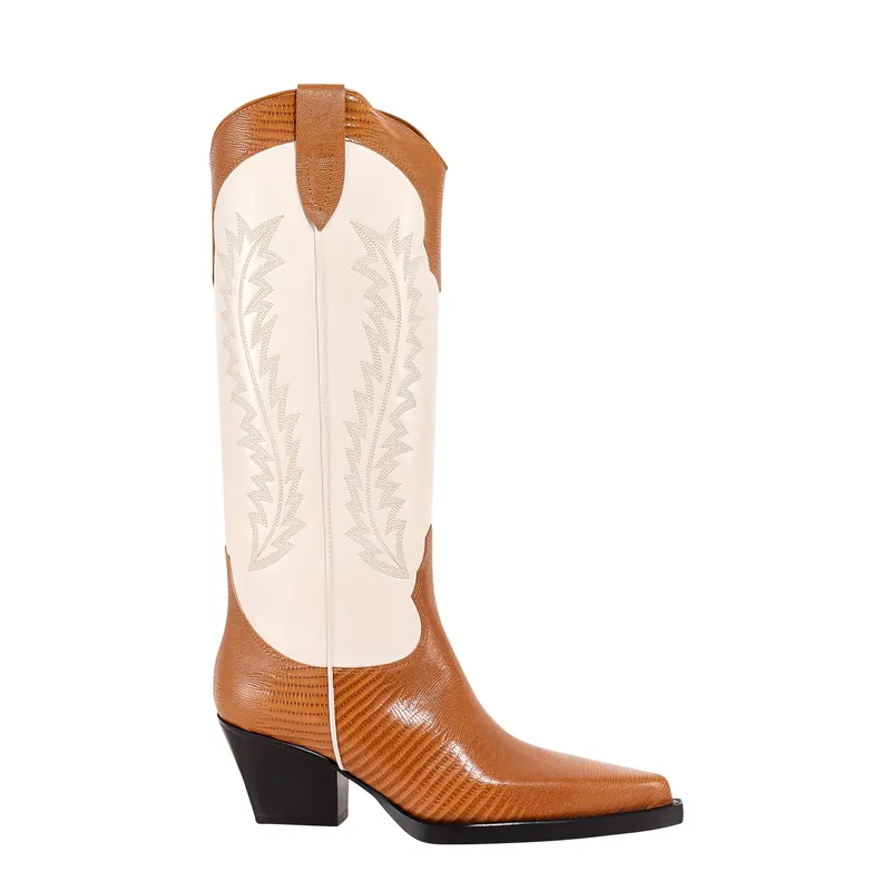 Leather El Dorado Boots - Paris Texas
