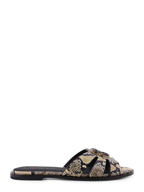 Milly Low Leather Sandals - Pinko