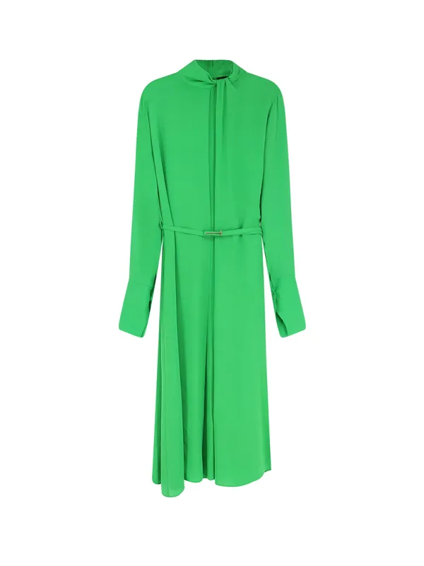Silk Dress With Belt - Tom Ford