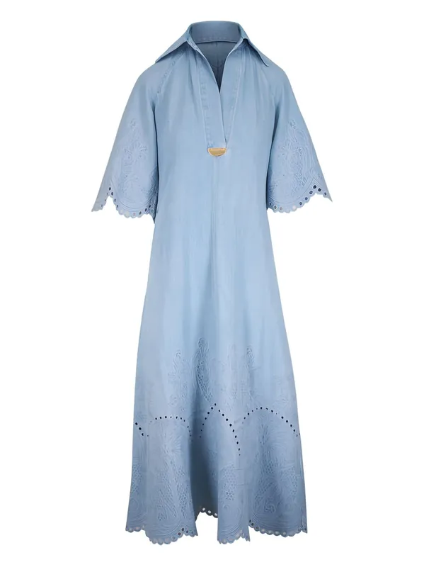 Daylight Denim Maxi Dress - Zimmermann