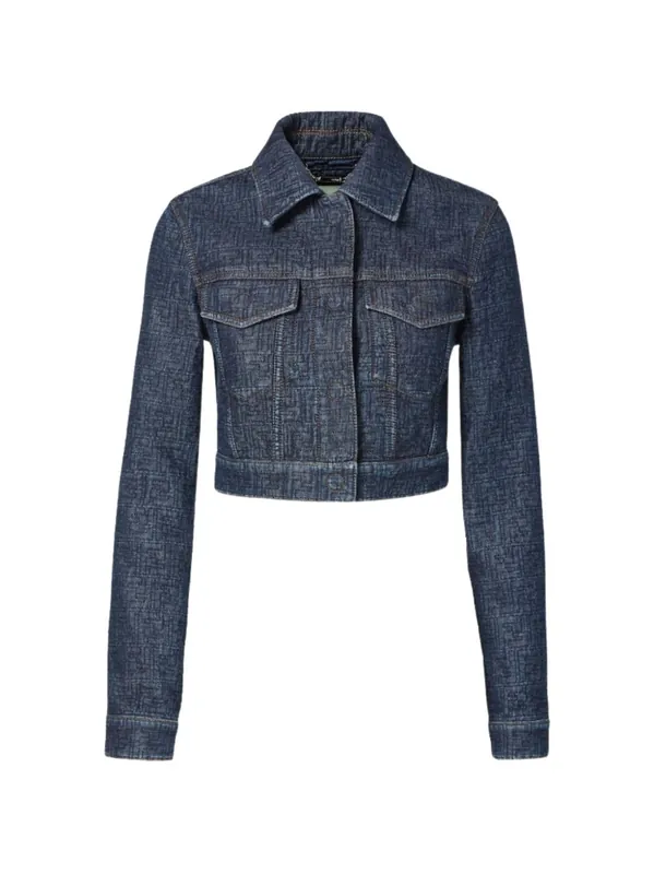Denim Cotton Jacket - Fendi