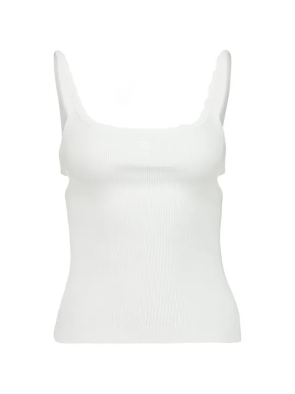 Cotton Tank Top - Courreges Pre