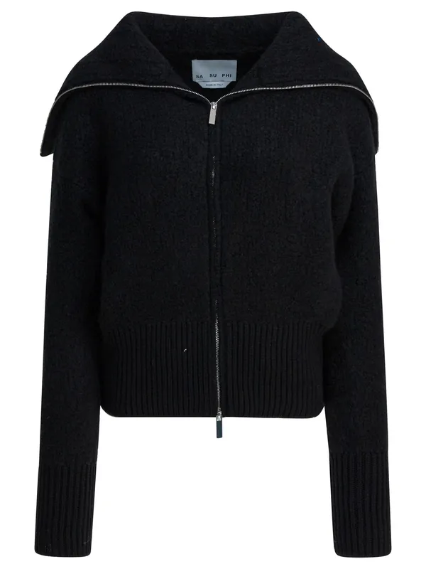 Teddy Jackets And Coats Black - Sa Su Phi
