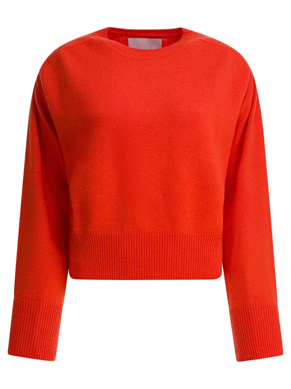 Cashmere Crewneck Sweater Knitwear Orange - Sa Su Phi