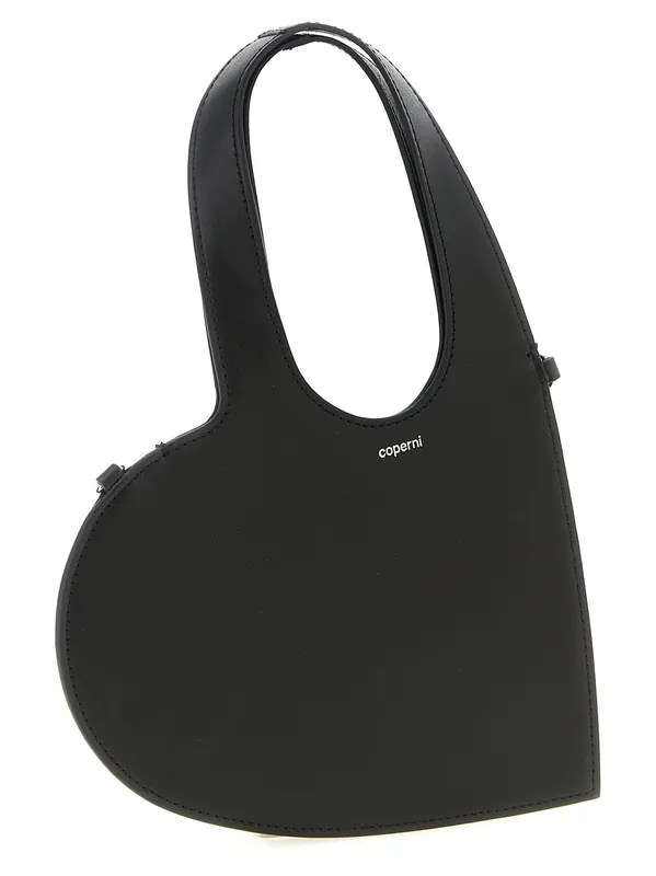 Mini Heart Hand Bags Black - Coperni