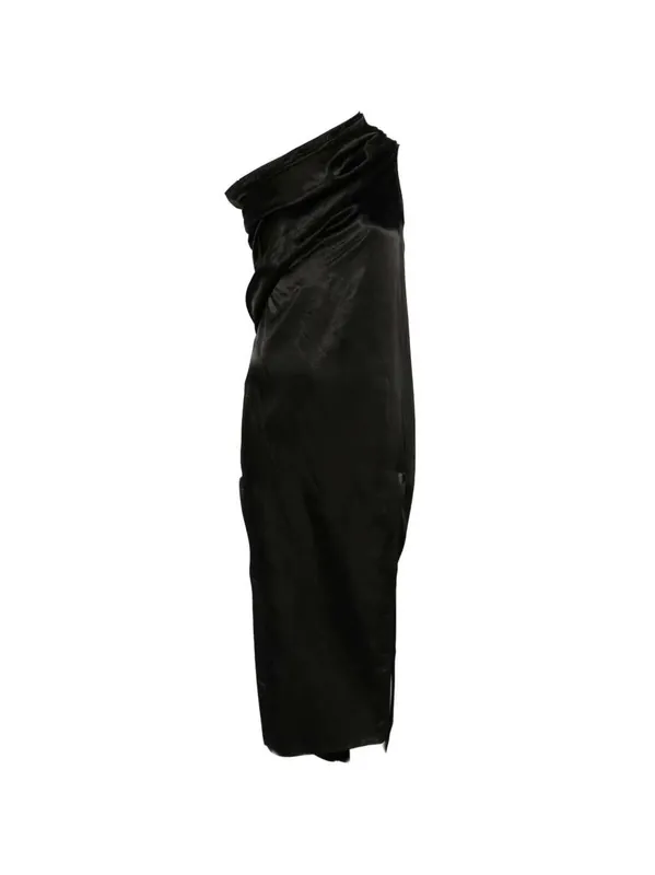 Athena Arrowhead One-Shoulder Midi Dress