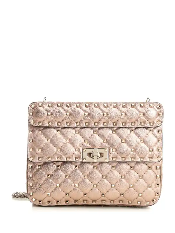 Rockstud Spike Shoulder Bags Rose - Valentino Garavani