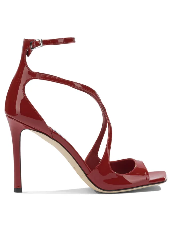 Azia 95mm Sandals Red - Jimmy Choo