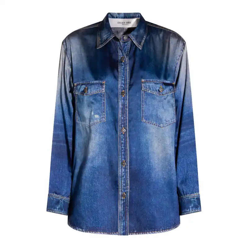 Shirts Blue - Golden Goose