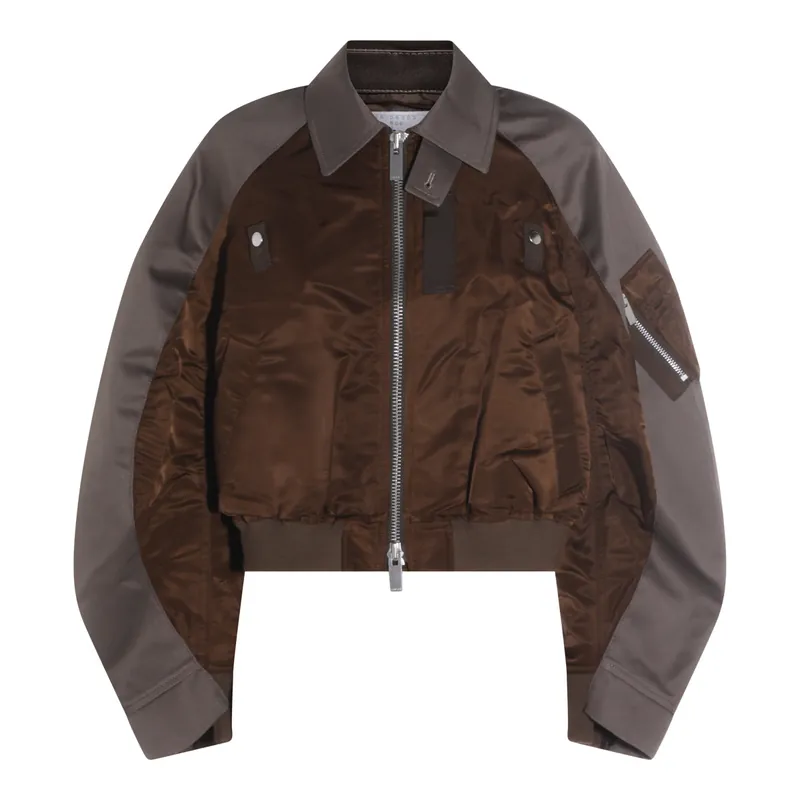 Jackets Brown/Grey - Sacai