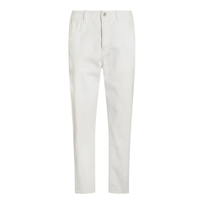Jeans Bianco Naturale - Brunello Cucinelli