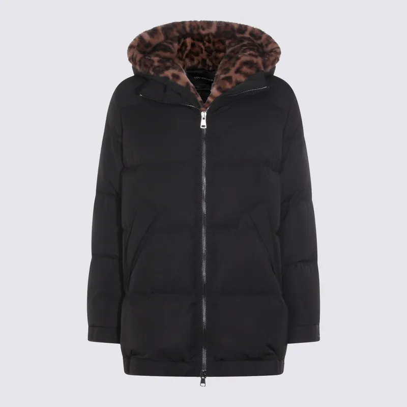 Coats Black/Leopard - Lou Andrea