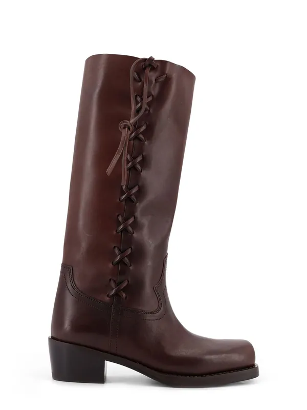 Roxanne Leather Boots - Paris Texas