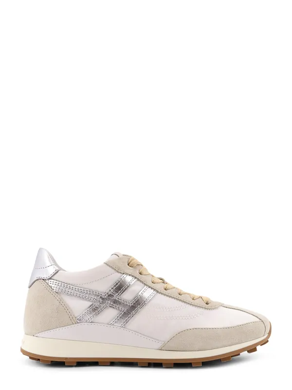 Nylon And Suede Sneakers - Hogan