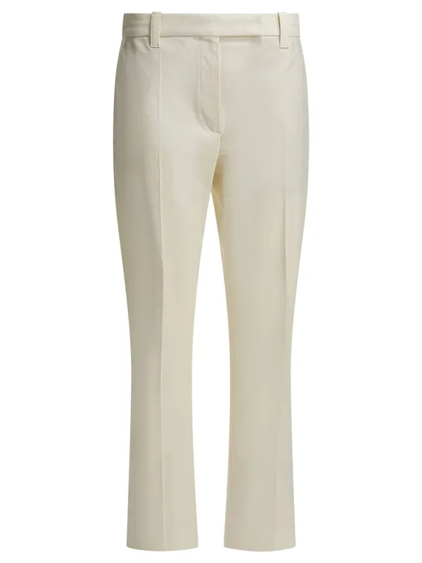 Cigarette Trousers White - Brunello Cucinelli