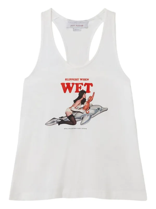 Jeff Koons Cotton Tank Top - Stella McCartney