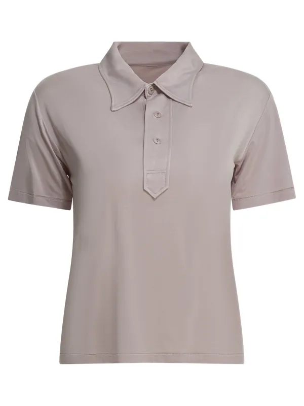 Polo Shirt With Buttons Polo Shirts Pink - Maison Margiela