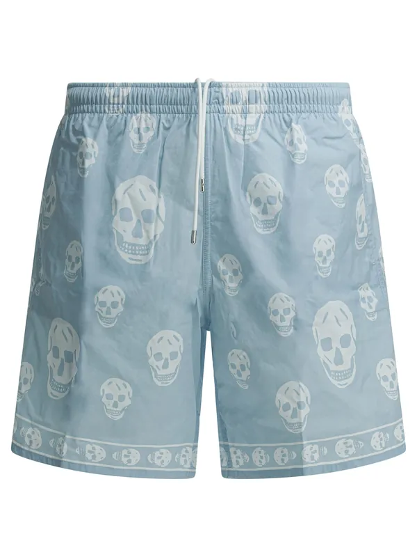 Beachwear Swimwear Blue - Alexander McQueen