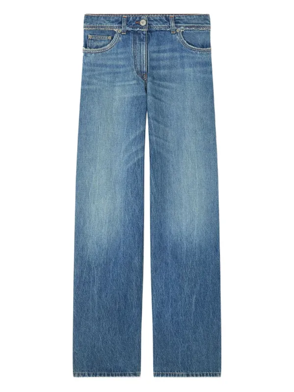 Denim Cotton Jeans - Versace