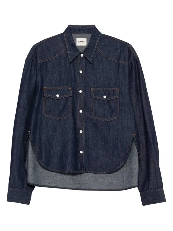 Grenon Shirt With Applique - Khaite