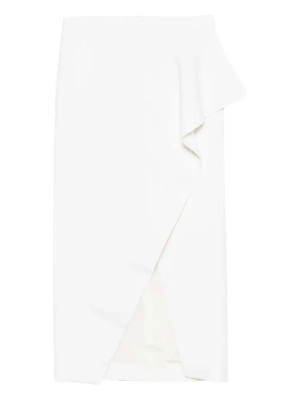 Jaia Midi Skirt With Ruffles - Khaite