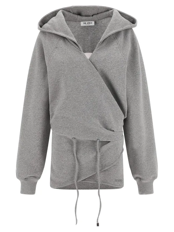 Hooded Dress Dresses Gray - The Attico