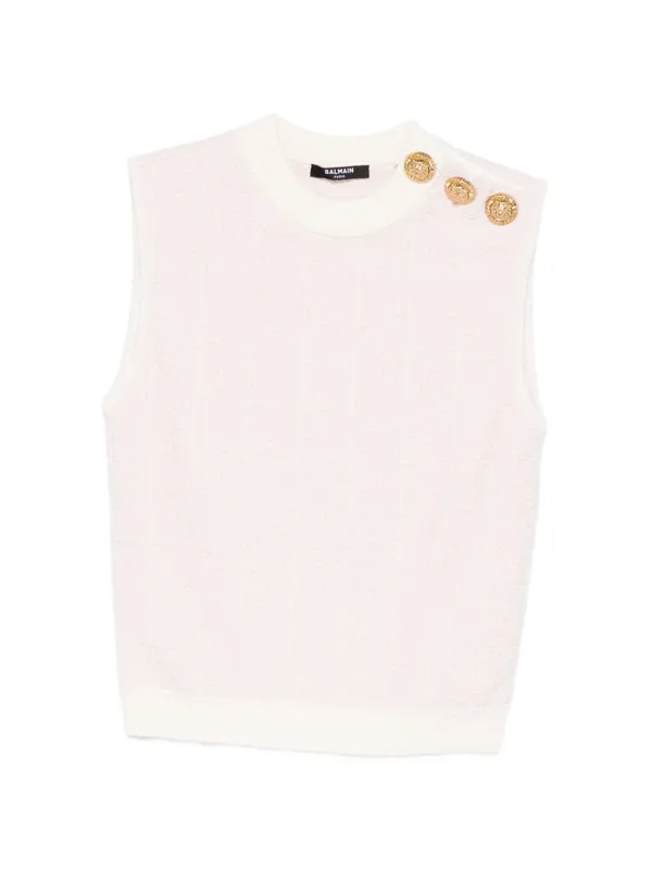 Tweed Tank Top - Balmain