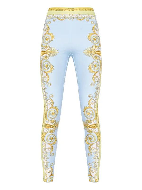 Barocco Print Leggings - Versace