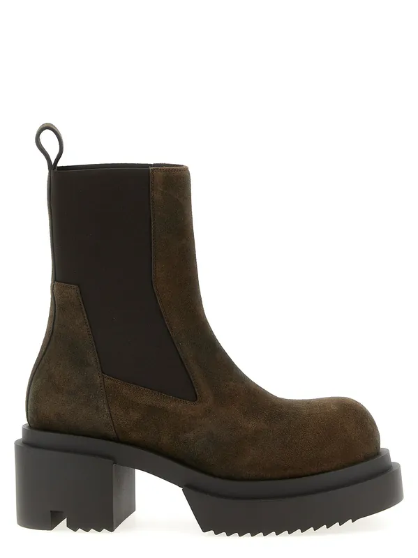 Beatle Bogun Boots And Ankle Boots Brown - Rick Owens