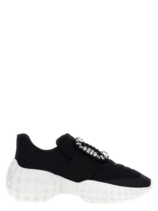 Viv Sneakers White/Black - Roger Vivier