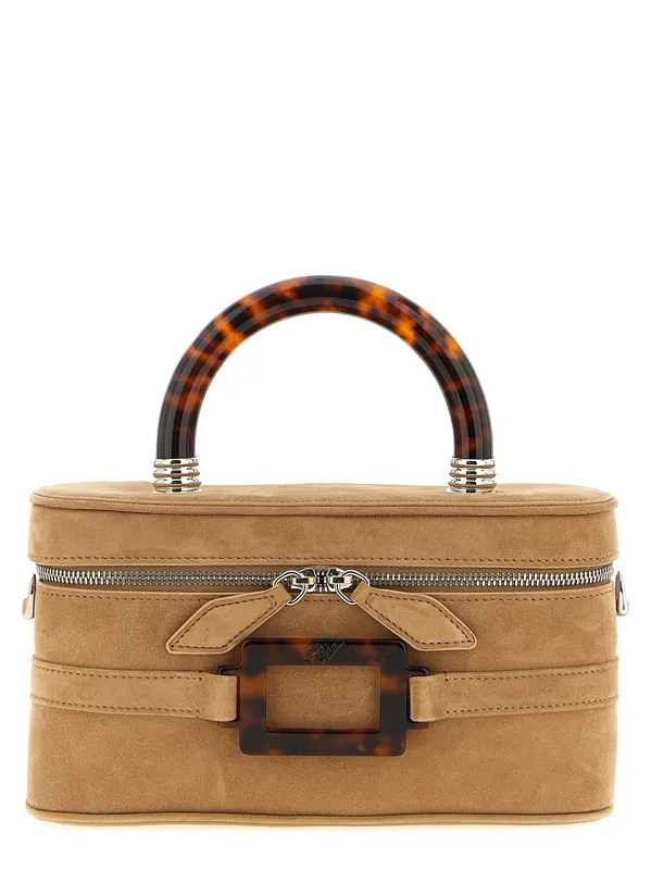 Belle Vivier Vanity Hand Bags Beige - Roger Vivier