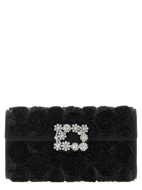 Efflorescence Clutch Black - Roger Vivier