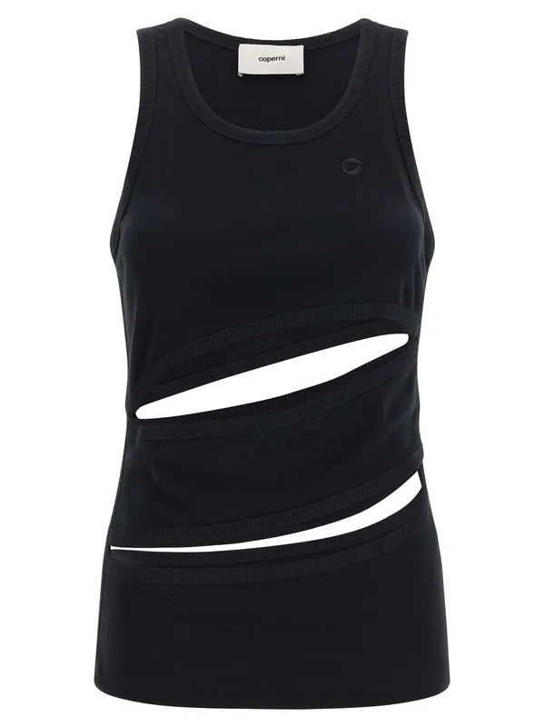 Spiral Tops Black - Coperni