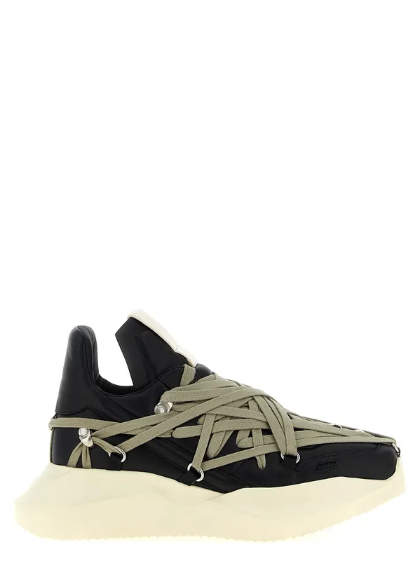 Megalace Geth Runner Sneakers Black - Rick Owens