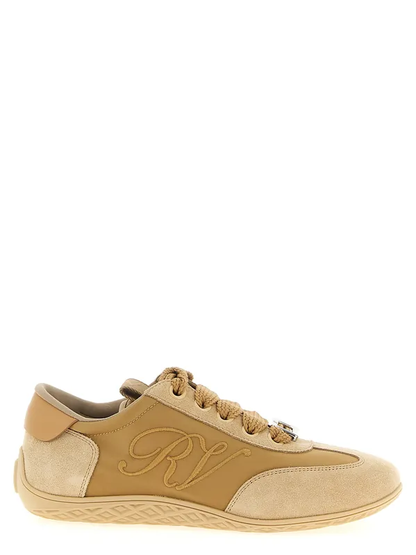 Viv Low Sneakers Beige - Roger Vivier
