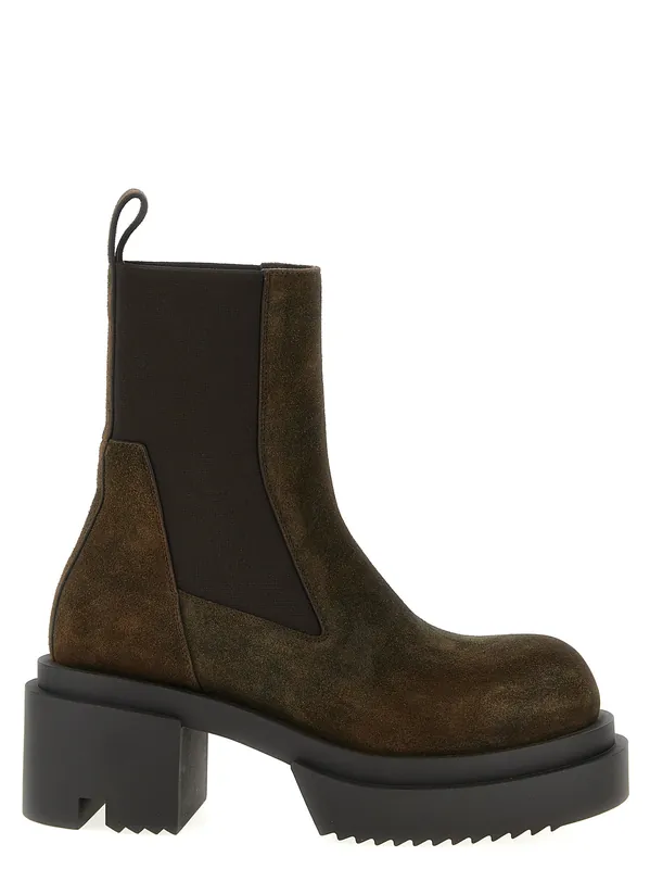 Beatle Bogun Boots And Ankle Boots Brown - Rick Owens