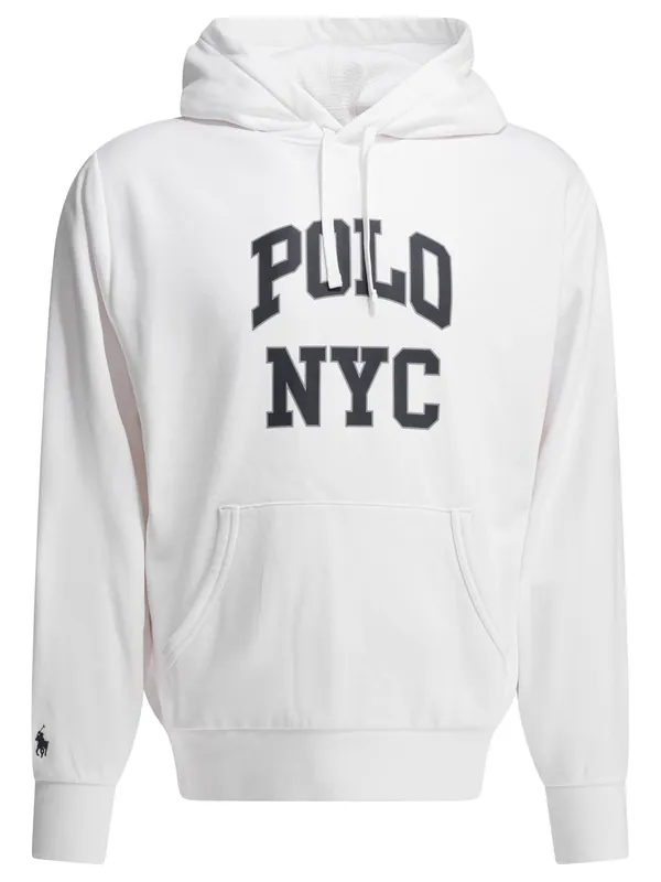 Hoodie With Logo Sweatshirts White - Polo Ralph Lauren