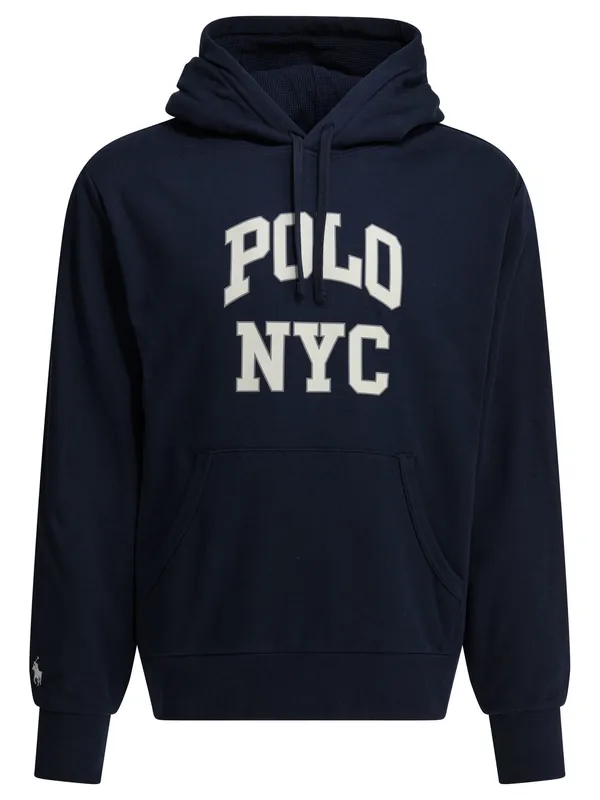 Hoodie With Logo Sweatshirts Blue - Polo Ralph Lauren