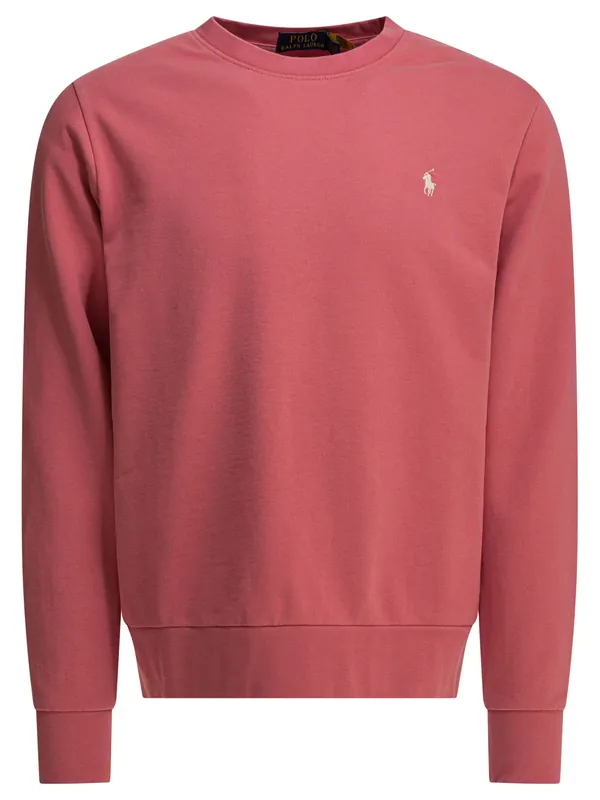 Crewneck Sweatshirt With Logo Sweatshirts Red - Polo Ralph Lauren