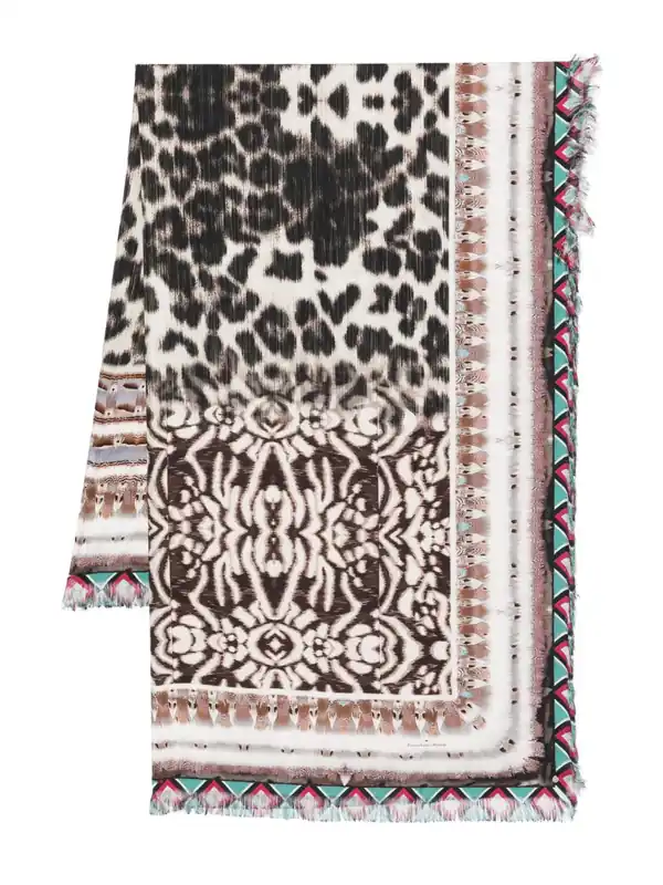 Printed Silk Stole - Pierre Louis Mascia