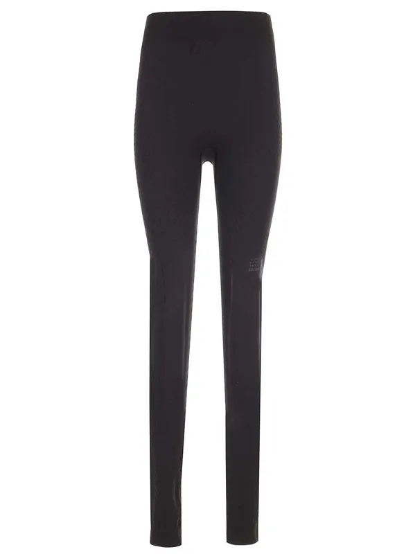 Thermal Leggings Trousers Black - MM6 Maison Margiela
