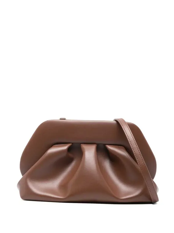 Bios Medium Clutch With Gathering - Themoirè