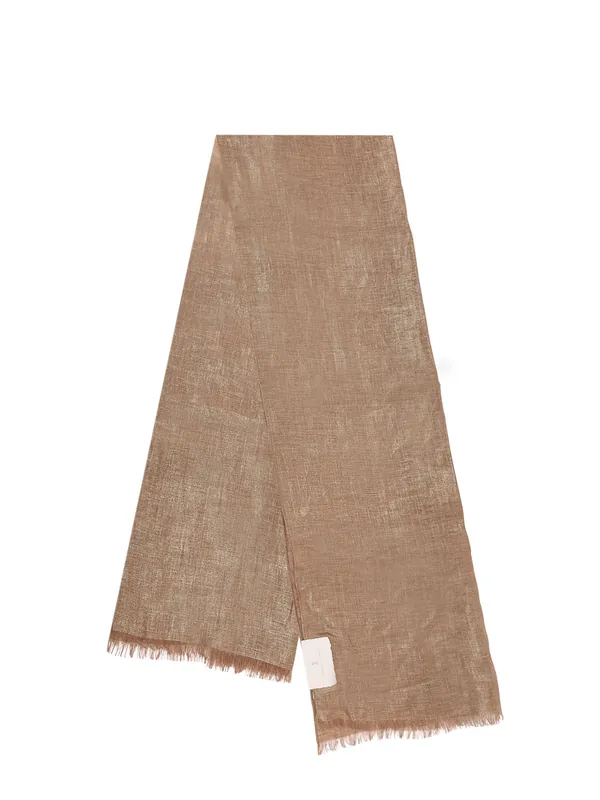 Lurex Linen Scarf - Brunello Cucinelli