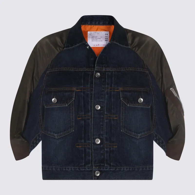 Jackets Blue/Khaki - Sacai