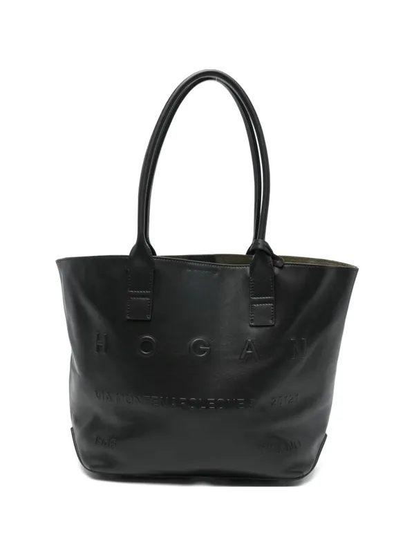 Small Leather Tote Bag - Hogan