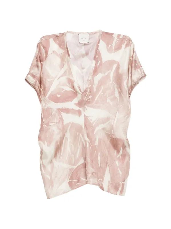 Printed Silk Blouse - Alysi